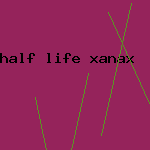 half life xanax